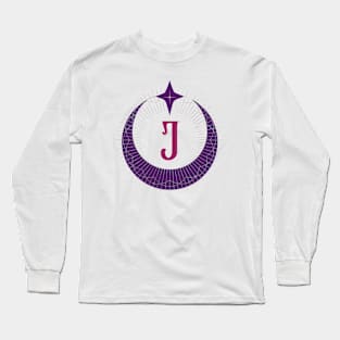 J - Moon Monogram Long Sleeve T-Shirt